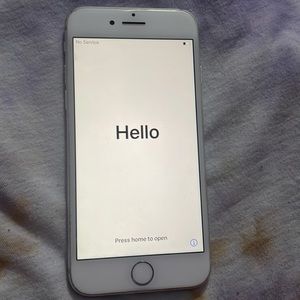 Used & unlocked - silver iPhone 8